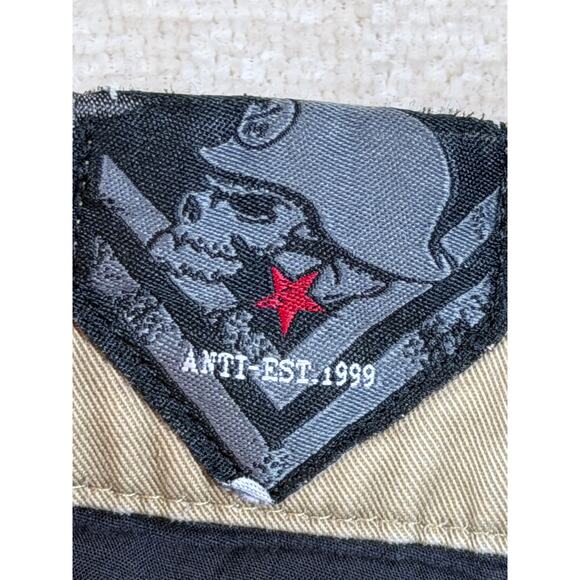 Metal Mulisha Men Size L Tan Casual Cargo Style Shorts Streetwear Skate Pants - Picture 4 of 12